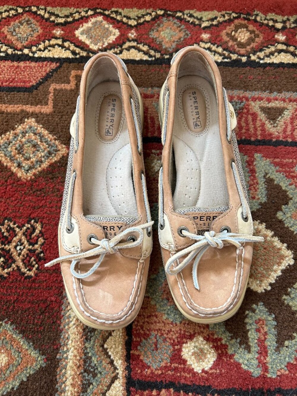 Women's Sperry Top Sider Deck Shoes, Size 7, Leather Upper